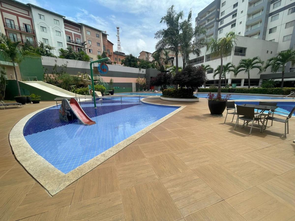 Flat 501 - Condominio Veredas Do Rio Quente - Diferenciado Com Ar Na Sala E No Quarto Bagian luar foto