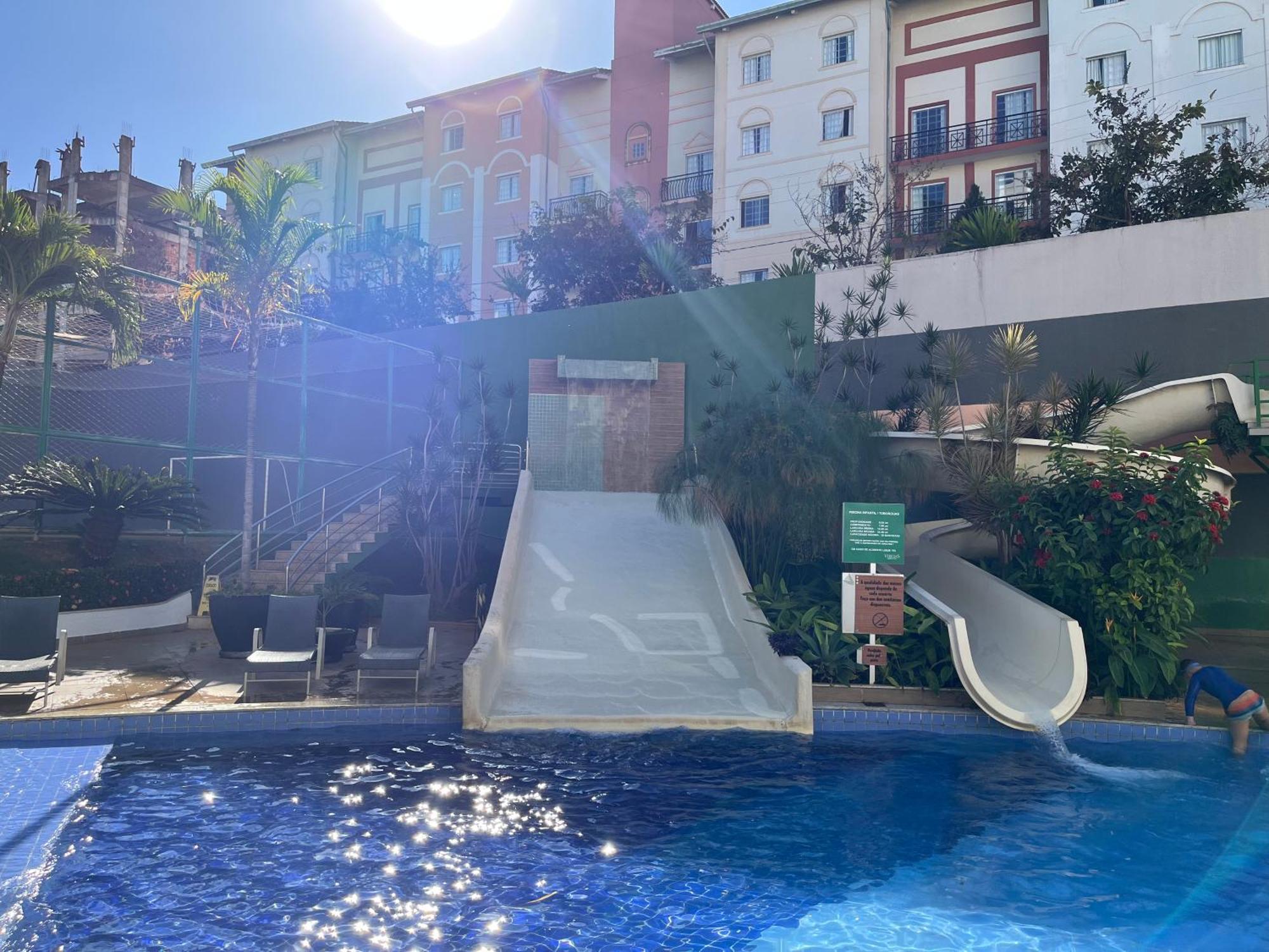 Flat 501 - Condominio Veredas Do Rio Quente - Diferenciado Com Ar Na Sala E No Quarto Bagian luar foto